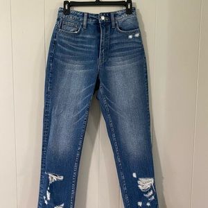 Distressed High waisted jeans